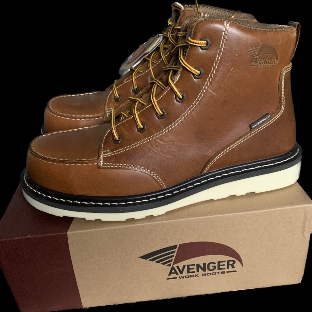 Avenger Composite Toe work boots.
